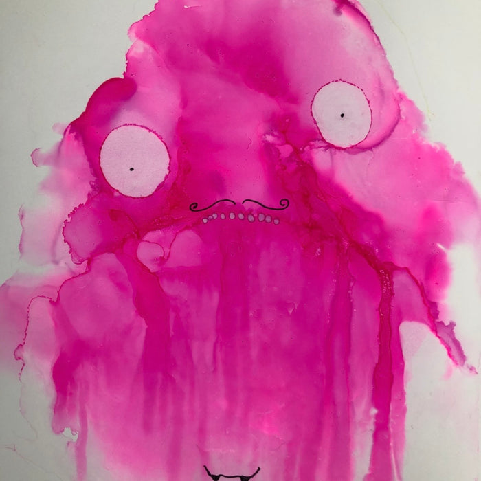 Cole Carter Original Print | "Stanley. He loves a good buffet but sadly is afraid of people"